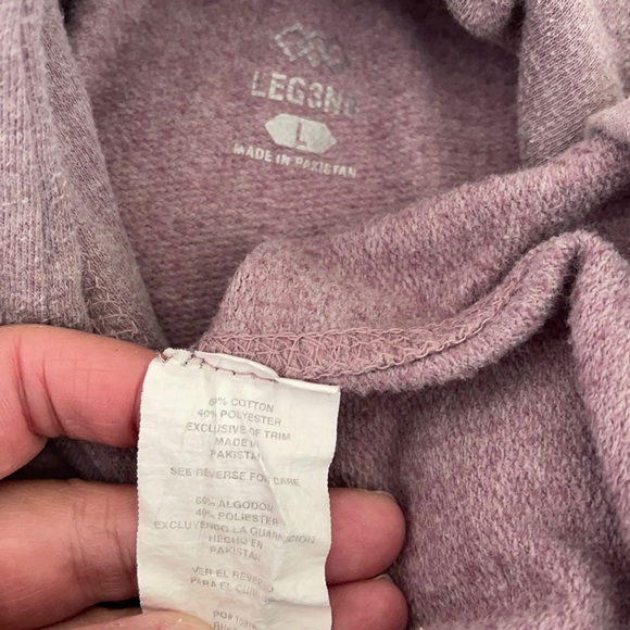 Leg3nd Light Purple Drawstring Hoodie - Picture 11 of 11